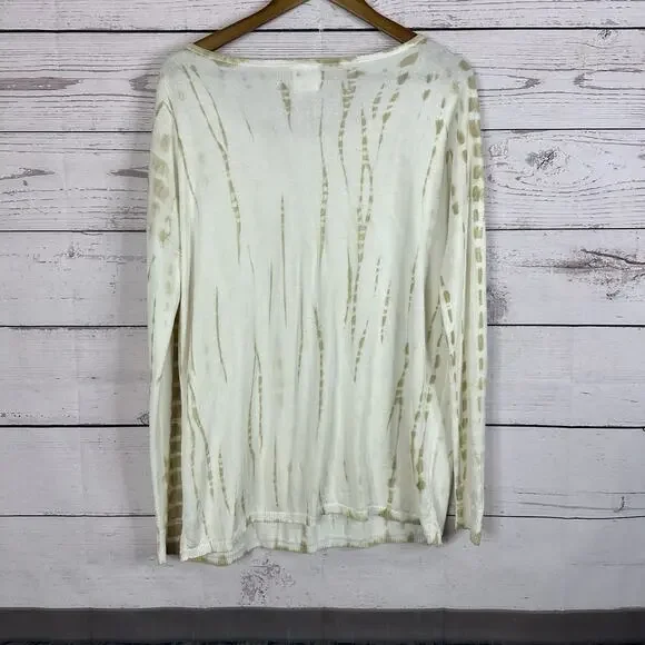 Planet Lauren G‎ Sweater Womens OS Tie Die Modern Boatneck Modern Knit - Picture 5 of 14
